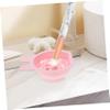 Baluue 2pcs Silicone Shaped Makeup Brush Cleaner Bowl Design for Easy Storage Safe and Practical Cleaning Tool for Makeup Brushes and Sponges view 4