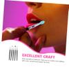 NOLITOY 10pcs Angled Eye Shadow Brush Eye Makeup Applicator Shimmer Shadow Brush Compact view 3