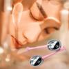 2PCS Steel Ice Facial Roller Set for Cooling, Soothing and -Inflammatory Beauty Massage Tool Kit - Reduce Puffiness, Aging Skincare, Perfect Gift for Wome - Pink Handle view 4