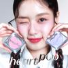 ETUDE Heart Pop Blush, Cool Berry Cheek Color, Natural Highlight & Glossy Finish, Lightweight Formula, Compact 0.2 oz  Squeeze Berry view 2
