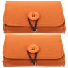 Baluue 8pcs Essential Oil Carrying Bag Case Travel Organizer Pouch for Women Essential Oil Holder Storage Bag view 3