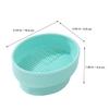 Baluue Silicone Makeup Brush Cleaning Bowl Beautyswirl Cosmetic Brush Cleaner Multi-functional Makeup Tools Holder view 4