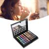 3D Makeup Practice Face Board Eyeshadow Palette Brushes Eyelash Silicone Makeup Mannequin Face (Dark Skin Tone) view 4