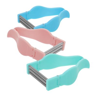 FOMIYES 3pcs Facial Hair Removal Tool Manual Epilator for Women Spring Threading Device for Cheeks Chin and Upper Lip Elegant Hair Remover in and Green Colors
