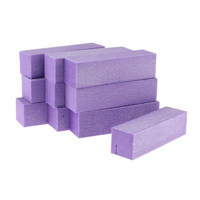 10 Pcs Professional Manicure Pedicure Buffer Buffing Tool Block Set - 4 Way Sanding Files for Nail Art, Gel Polish - Home & Salon Use - Purple