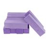 10 Pcs Professional Manicure Pedicure Buffer Buffing Tool Block Set - 4 Way Sanding Files for Nail Art, Gel Polish - Home & Salon Use - Purple view 2