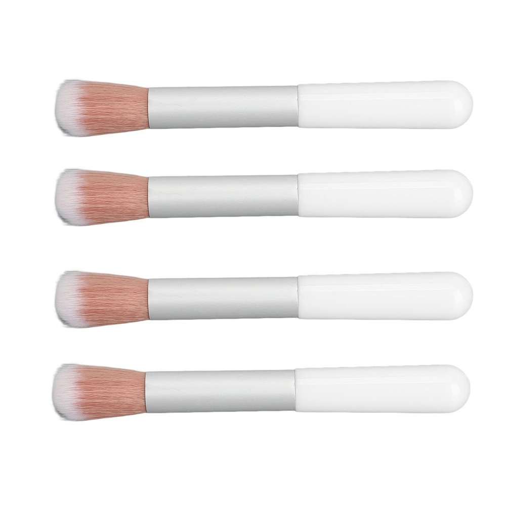15pcs Tapered Blush Brush Ergonomic Rounded Handle High Density Cheek Makeup Brush Powder Brush for Bronzing Powder