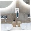 CHILDWEET 4pcs Wall Mounted Holder Space-saving Bathroom Storage Rack for Shaving Accessories Lightweight and Portable Stand Easy to Install view 2