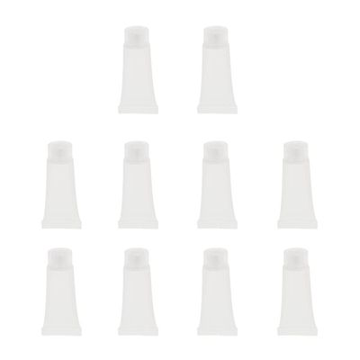 10PCS 10ml/15ml Clear Refillable Plastic Tubes - Reusable & Convenient for Shampoo, Shower Gel, Lotion C Travel Size Mini Bottles Pack - Environmentally - 10g