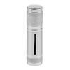 1oz Sterile Airless Pump Bottle - Refillable Cosmetic Container for Foundations and Serums - Minimizes Waste and Increases Shelf-life - weight and Shockproof - - Silver view 2