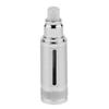 1oz Sterile Airless Pump Bottle - Refillable Cosmetic Container for Foundations and Serums - Minimizes Waste and Increases Shelf-life - weight and Shockproof - - Silver view 3