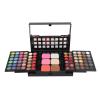 3D Makeup Practice Face Board Eyeshadow Palette Brushes Eyelash Silicone Makeup Mannequin Face (Light Beige) view 1