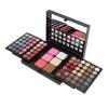 3D Makeup Practice Face Board Eyeshadow Palette Brushes Eyelash Silicone Makeup Mannequin Face (Light Beige) view 4