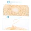 Mikinona 2pcs Round Sisal Bath Scrubber Balls Natural Exfoliating Shower Mesh for Smooth Skin Durable Skin-Friendly Bathing Tool for Body Cleaning and Relaxation view 2