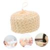 Mikinona 2pcs Round Sisal Bath Scrubber Balls Natural Exfoliating Shower Mesh for Smooth Skin Durable Skin-Friendly Bathing Tool for Body Cleaning and Relaxation view 3