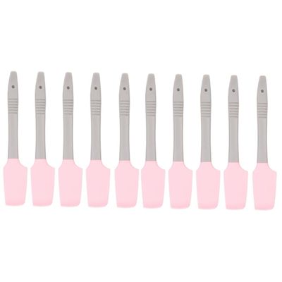Ipetboom 10pcs Silicone Cosmetic Spatula Reusable Hand Foot Care Tools for All Skin Types Easy to Clean Soft and Safe for Skin for Facial Body Wax Application