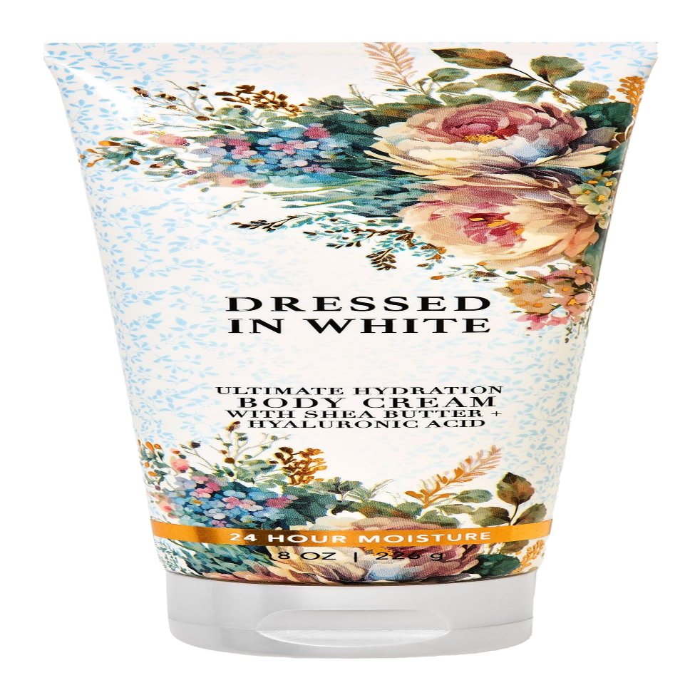 Bath and Body Dressed In White Ultimate Hydration Body Cream | 8 Oz