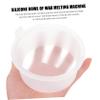 Ipetboom 3 Pcs Silicone Wax Melting Bowl Heat-resistant Home Wax Heat Accessory Hair Removal Tool Easy to Use view 3