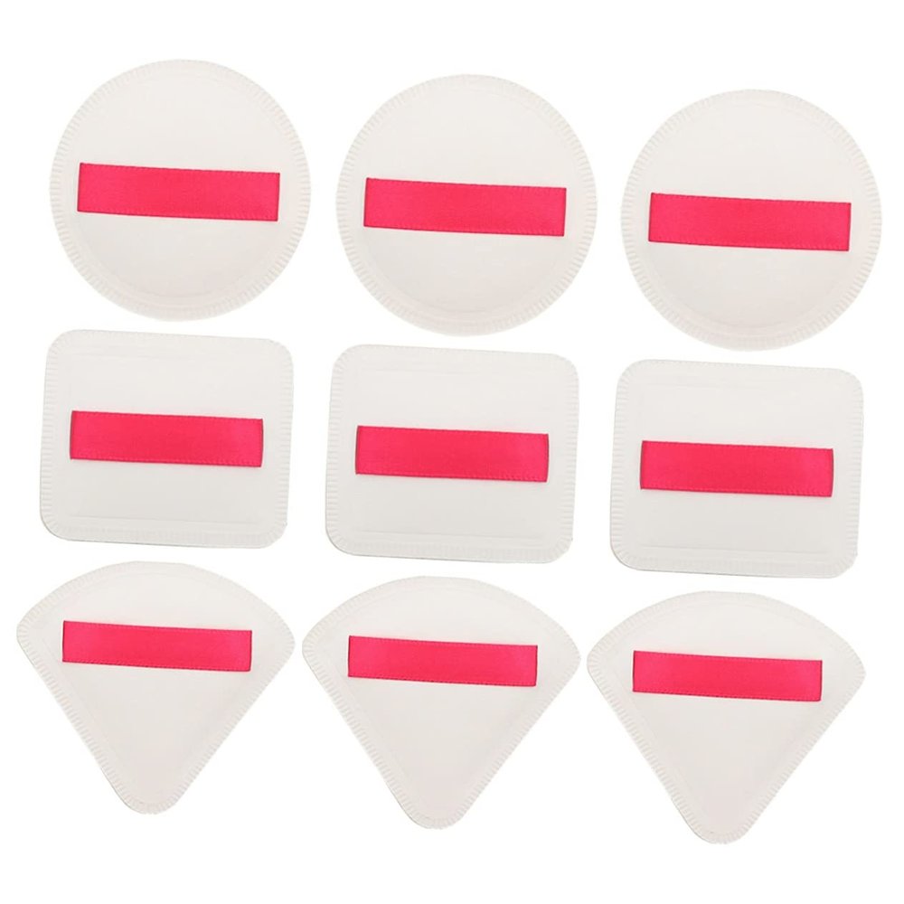 Beatifufu 9pcs Women Makeup Puff Powder Puff Face Makeup Sponge Soft and Fine Dry Wet Dual Use