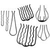 Baluue 7pcs French Hair Fork Clip Set Elegant Updo Hair Accessories for Women Includes Three-prong Four-prong Styles Bun Hairstyles view 1