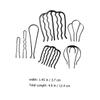 Baluue 7pcs French Hair Fork Clip Set Elegant Updo Hair Accessories for Women Includes Three-prong Four-prong Styles Bun Hairstyles view 3