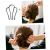 Baluue 7pcs French Hair Fork Clip Set Elegant Updo Hair Accessories for Women Includes Three-prong Four-prong Styles Bun Hairstyles view 4