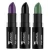 Go Ho 3 PCS Dark Purple Green Black Cream-Blendable Sticks,Waterproof Green and Purple Face Body Paint Professional SFX Makeup,Safe Facepaint &Lip Smacking for Festival Halloween Witch Makeup view 1