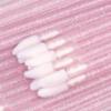 100PCS Glitter Crystal Lip Brush, Disposable Lip Brushes for Lip Gloss Lipstick, 300PCS Crystal Eyelash Brushes, Pink Disposable Mascara Wands for Eyelash Extensions and Eyebrow Brush view 4
