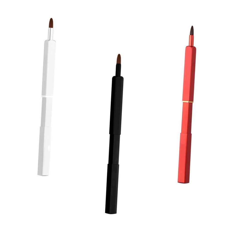 Baluue 3pcs Lip Makeup Brush Lip Brush for Women Eyeshadow Applicator Bionic Wool