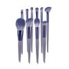 10pcs Makeup Brush Set Soft Hair Eyeshadow Brushes for Loose Powder Blush Concealer Purple view 1