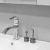 Keuyeo Safety Razor Stand, Aluminum Alloy Men's Shaving Stand for Bathroom Countertops Men's Metal Manual Beard Shaver Holder view 2