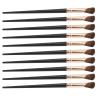 10pcs Nose Shadow Brush Sickle Shaped Soft Hair Strong Powder Grasping Makeup Brush view 2