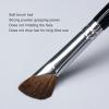 10pcs Nose Shadow Brush Sickle Shaped Soft Hair Strong Powder Grasping Makeup Brush view 3