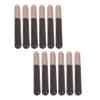 12Pcs Lip Brush Portable Exquisite Soft Lip Concealer Makeup Brush for Home Travel view 3