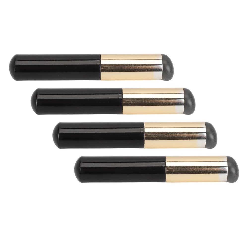 4PCS Concealer Makeup Brush Round Head Mini Silicone Lip Balm Brush for Home Office Travel