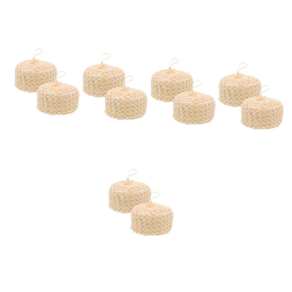 FOMIYES 10pcs Comfortable Bath Loofah Shower Scrubbers for Deep Cleaning Rich Bubbling for Daily Use and Travel Gentle Skin Great Option