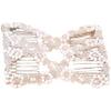Beaded Hair Combs Women Hair Accessories Pearl Beaded Elastic Hair Claw Hairpin Magic Comb Hairstyle Bun Maker Tool view 1