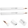 Baluue 2pcs Retractable Lip Brush Portable Lipstick Applicator for Precise Lip Makeup Includes Protective Cap for Women Cosmetic Bags view 3