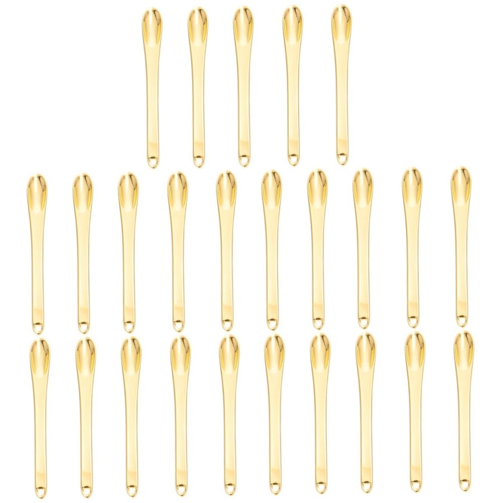 Ipetboom 25pcs Mini Cosmetics Spoons for Skincare Eye Cream Face Cream Applicators Multi-purpose Facial Mask Tools for Home and Salon Use