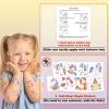 104 PCS Unicorns Temporary Tattoos for Kids Girls Birthday Party Decorations, Unicorns Fake Temp Tattoos Party Favors Party Supplies view 3