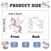 104 PCS Unicorns Temporary Tattoos for Kids Girls Birthday Party Decorations, Unicorns Fake Temp Tattoos Party Favors Party Supplies view 4
