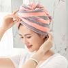 EAGLCQA Microfiber Bath Towel Hair Dry Quick Drying Lady Bath Towel Soft Shower Cap Hat for Lady Man Turban Wrap Bathing Tools(21 x 52cm) (Gray One Size) view 2