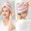 EAGLCQA Microfiber Bath Towel Hair Dry Quick Drying Lady Bath Towel Soft Shower Cap Hat for Lady Man Turban Wrap Bathing Tools(21 x 52cm) (Gray One Size) view 4