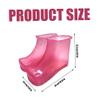 1 Pair Foot Soaker Shoes, Portable Thermal Plastic Foot Basin for Soaking Feet(Rose) view 4