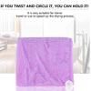 EAGLCQA Microfibre After Shower Hair Drying Wrap Womens Girls Lady's Towel Quick Dry Hair Hat Cap Turban Wrap Bathing Tools(White-Dinosaur Doodle4) (D One Size) view 4