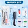 100 Sets Personal Hygiene Kit Basic Toiletry Kits Homeless Supplies Bulk for Travel,Include 100 Toothbrush, 100 Toothpaste, 100 Comb, 100 Bath Soap, 100 Shampoo,100 BodyWash, 500Floss Picks view 2
