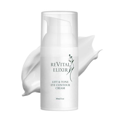 Revital Elixir Lift & Tone Eye Contour Cream  Hydrating Formula to Smooth, Brighten & Revitalize the Look of Dark Circles, Puffiness & Fine Lines  30 ml (1 oz)