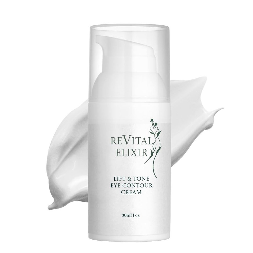 Revital Elixir Lift & Tone Eye Contour Cream  Hydrating Formula to Smooth, Brighten & Revitalize the Look of Dark Circles, Puffiness & Fine Lines  30 ml (1 oz)
