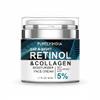 Purelyindia Retinol Face Cream 5% | Anti-Aging Moisturizer with Collagen & Hyaluronic Acid for Deep Wrinkles, Fine Lines & Dark Spots | Day & Night Hydrating Skin Care for Women & Men, 1.85 fl oz view 1