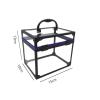 FashionCha 3 Pieces Cosmetics Toiletry Train Case Clear for Women Outdoor Bathroom view 4